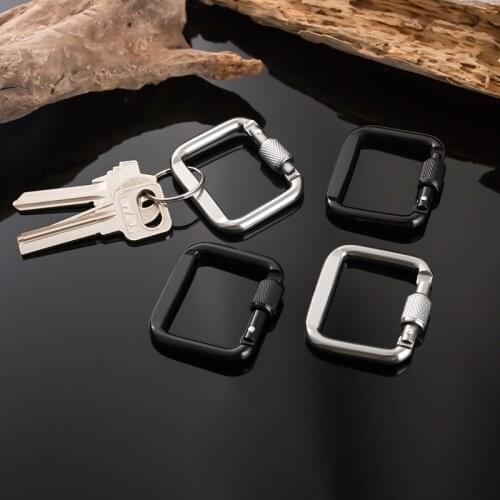 5pcAluminum alloy carabiner multifunctional mountain climbing buckle thread lock