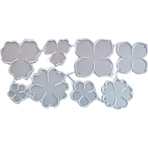 Flower Metal Cutting Dies Stencil DIY Scrapbooking Album Paper Card Template Mold Embossing Decoration