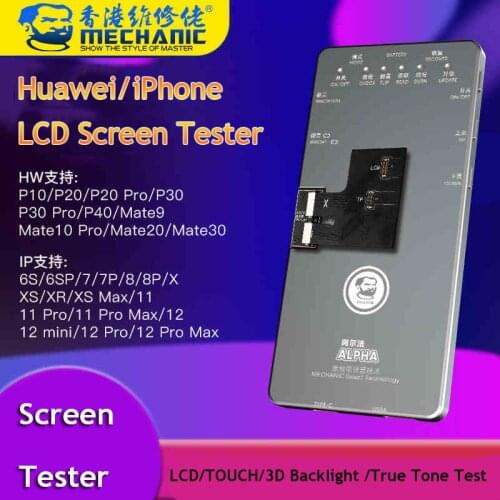 Multi-function LCD/OLED Display Tester 3D Touch LCD Programmer True Tone Repair Digitizer Tester For iPhone /Huawei Cellphone