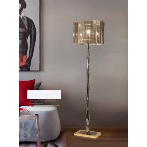 Neo-classical fashion crystal bedroom bedside table lamp postmodern minimalist glass warm dimmable bedside lamp lighting lamps