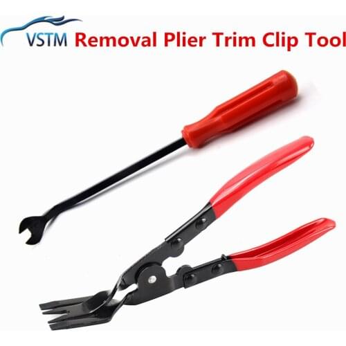 2021 Newest Car Headlight Repair Installation Tool Trim Clip Removal Pliers Blue/Red for Car Door Panel Dashboard Removal Tool