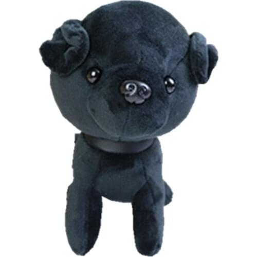 New Pure Black Dogs Plush Toys for Baby Gift Soft Cute Mini Dog Stuffed Animals Toys Real Life Plush Lifelike Puppy Dolls