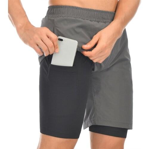 New Mens Summer Fitness Shorts Beach Shorts Mens Jogger Casual Liner Shorts Bodybuilding Quick Dry Workout Beach Sport wears