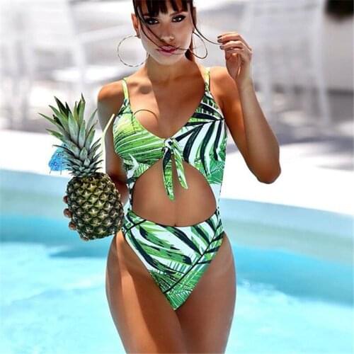 Europe And The United States New Women High Waist Digital Printing Sexy Swimsuit Explosion Bikini