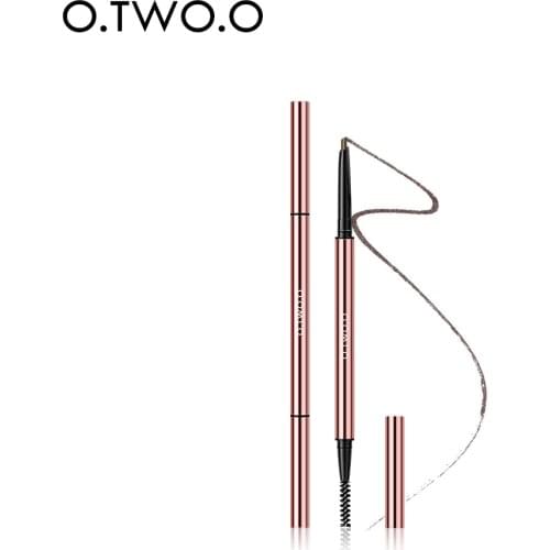 O.TWO.O Very Thin Triangle Eyebrow Pencil /6 Colors, blonde brown eyebrow makeup, long-lasting, waterproof, natural