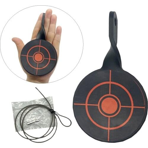 Target Shooting Target Reactive Splatter Paper Target Sticker Hunting Practice Shooting Training Aid Tool Hanging Steel Rope