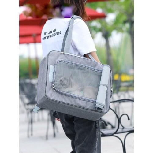 Outdoor Transparent Pet Bag Cat Bags Oblique Cross Pet Washable Four Seasons Universal Comfortable For Cats Handbag Supplies
