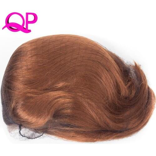 Qp hair Black Ombre Blone Straight Bob Synthetic Lace Front Wigs For Women High Temperature Short Hairstyles Natural Afro Wigs
