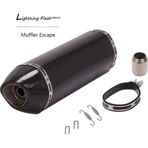 Universal 38-51 mm Motorcycle Exhaust Muffler Pipe Removable DB Killer Escape Stainless Steel Street Bike Scooter Exhaust Tips