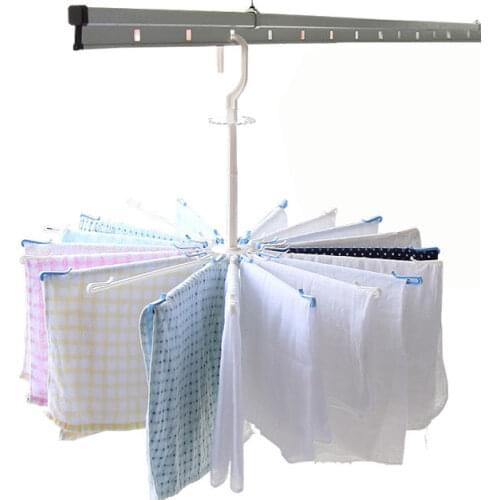 Umbrella diaper rack household windproof towel rack baby hanger drying newborn baby diaper drying rack