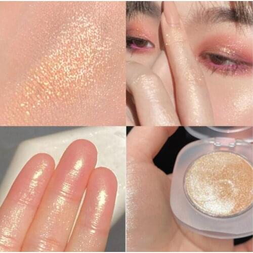 4Colors Highlighter Powder Glitter Palette Makeup Glow Face Contour Shimmer Illuminator Shimmer Powder Highlight Cosmetics