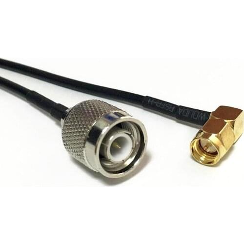 1pc wireless modem extension cable SMA male right angle 90 degree to TNC male plug pigtail RG174 20cm