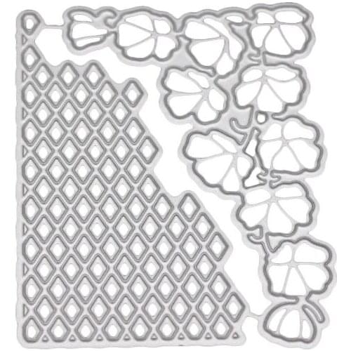 Flower Background Metal Cutting Dies Stencil DIY Scrapbooking Album Stamp Paper Card Embossing Craft Decor W229