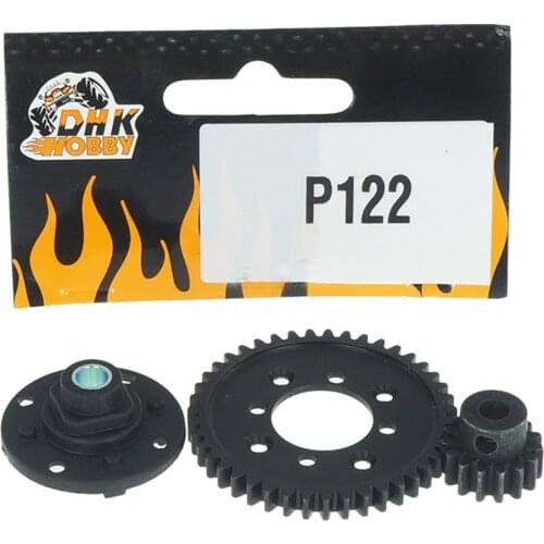 RC Car Parts P122 DHK Hobby Zinc Alloy Differential Gear Central Diff Gear 43T 1/10 1/8 8381 8384 8383 Buggy Off Road Model Cars