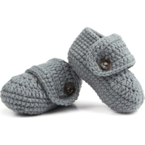 Newborn photography props, cotton crochet shoe
