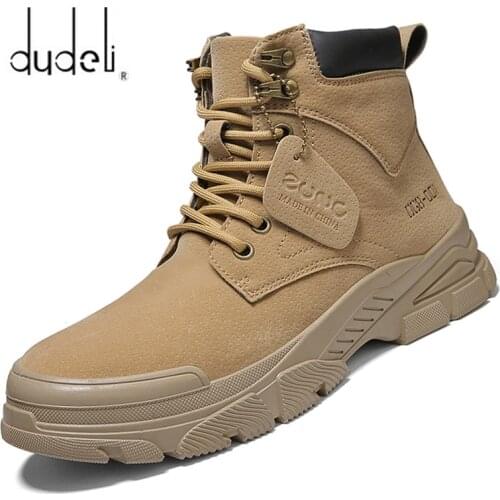 Dudeli Men's Motorcycle Boots