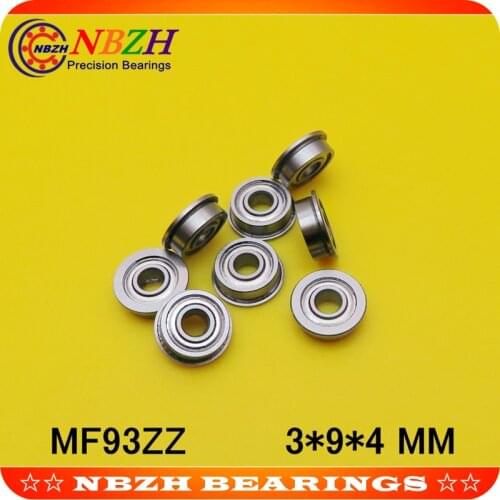 1000pcs/lot free shipping Wholesale Boutique flange ball bearings MF83ZZ / FR830ZZ size 3*8*9.2*3*0.6 mm