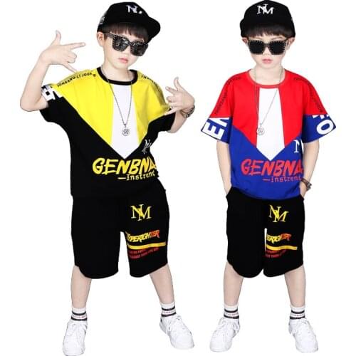 Children Sport Suits Teenage Summer Boys Clothing Sets Short Sleeve T Shirt Pants Casual 4 5 6 7 8 9 10 12 Years Boys Clothes