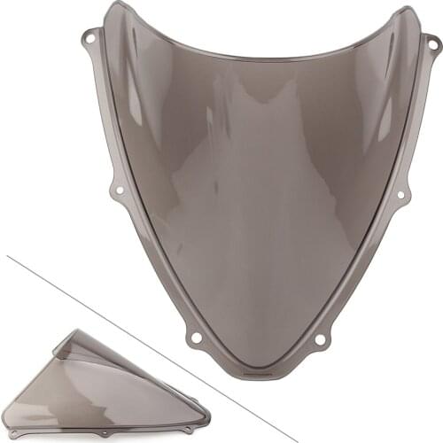 Brown Motorcycle Windshield Windscreen For Suzuki GSXR600 GSXR750 GSX-R 750 600 2006-2007 K6 Double Bubble ABS