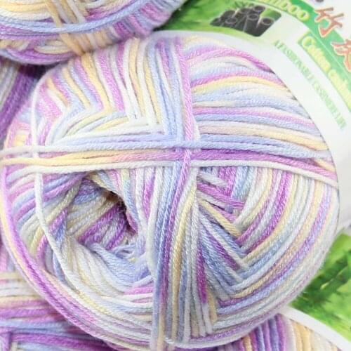 Lot of 1 BallsX50g Color optional Super Soft Natural Bamboo Cotton Knitting Yarn 322-938