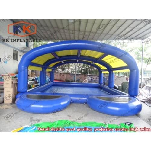 Inflatable pool with cover above ground swimming pool for kids and adult