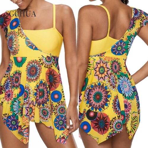 2021 New One Piece Swimsuit Plus Size Swimwear Women Classic Vintage Bathing Suits Beachwear Backless Slim Swim Wear S~4XL