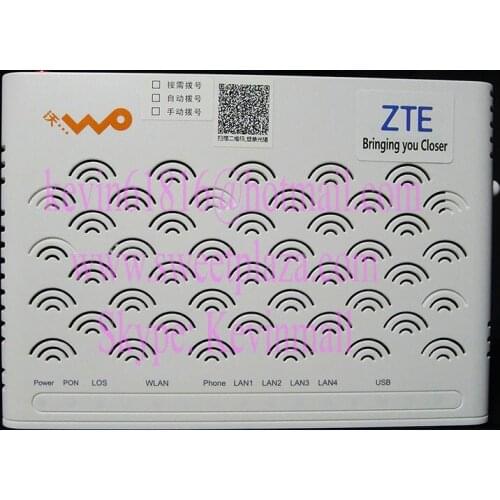 Original new ZTE ZXHN F627Za, 1GE+3 FE LAN port 1 voice port and WLAN wireless function,English Version