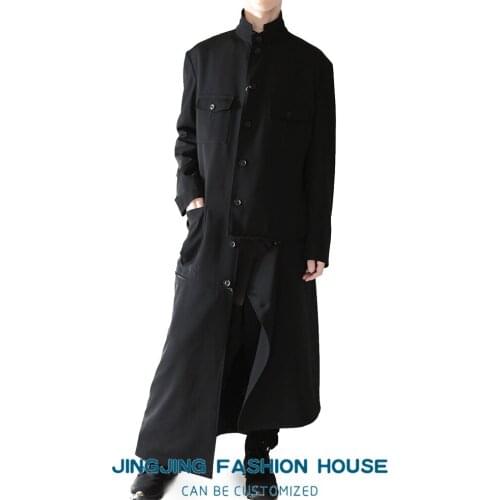 S-6XL!!2021 men zipper removable two-wear worsted zipper windbreaker