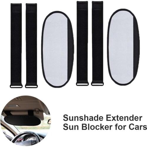 Car Sun Protector Anti-Glare Anti-Da zzle Vehicle Visor Sunshade Extender Sun Blocker For Cars Vans Trucks Windshield Sunshade