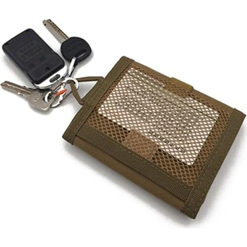 Outdoor multi-function Tactical Wallet Key Bag Waterproof Sports Purse Molle Card Pocket Key Hanging Bag Army Accessories