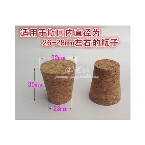 Packing material Cork bottle glass jar water bottles ceramic cap&stopper bubble wine stoppers 32mm*23mm*35mm