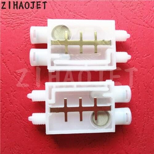 10pcs eco solvent printer Wit-color Zhongye Titan-jet Xuli DX7 ink damper 4X3MM + 20pcs copper nut connector