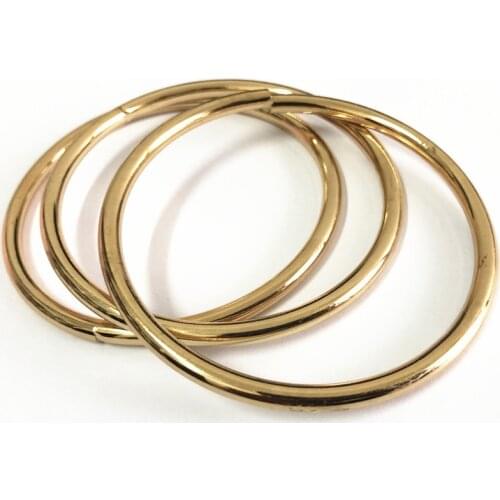 20pcs/lot Large Metal O Ring 70mm 90mm Gold Non Welded Thick Buckle Bags Hardware Accessories Diy Handmade Garment Connect