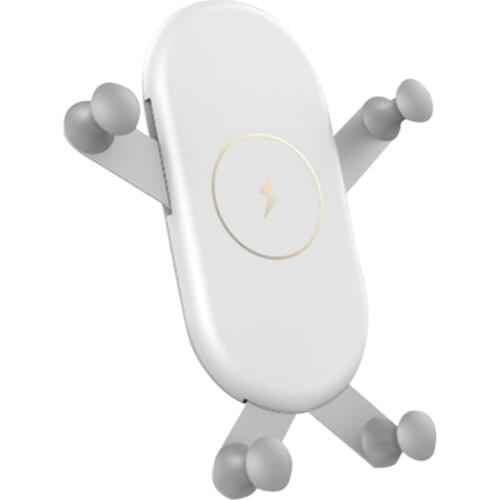 Wireless Car Charger Mount 10W Fast Charging Auto-Clamping Air Vent Phone Holder For Iphone Huawei Samsung Xiaomi