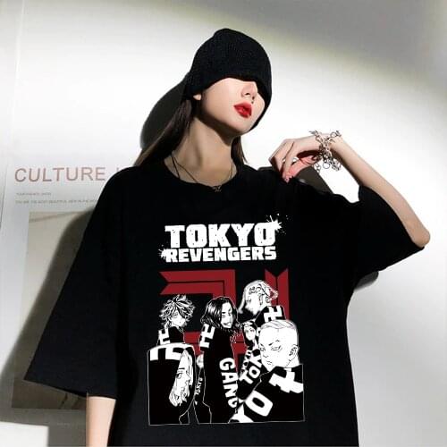 Anime Harajuku Tokyo Revengers T Shirt Men Women Funny Male T-shirt