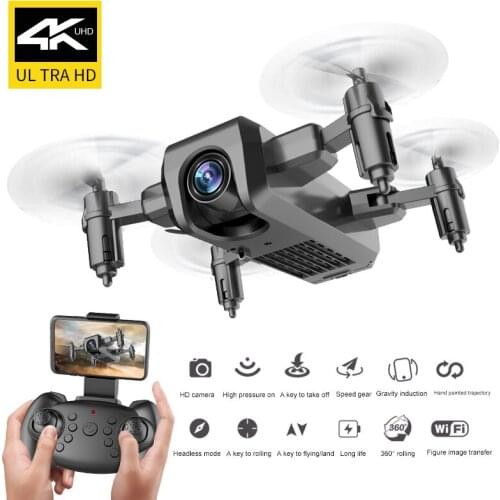 H2 Mini Drone Foldable Dron With Camera 4K HD Aerial Photography Quadcopter Altitude Hold Headless Mode RC Helicopter Toys Gifts
