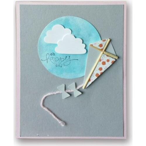 Kite Cloud Metal steel Cutting Dies Stencil Craft for DIY Creative Scrapbook Cut Stamps Dies Embossing Paper Craft Greeting Card