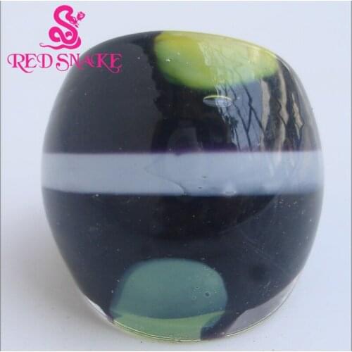 RED SNAKE Brand Fashion Ring Handmade Murano Glass Multifarious Rings RSMG0000#115