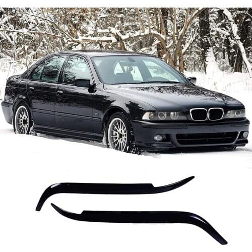 Car Headlight Eyebrows Eye Lid Sticker For-BMW E39 525I 528I 530I 540I 1997-2003