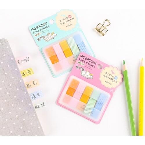 Sweet Control n Times Post Category Index Stickers Colorful Tag Sticker Retractable Life Post
