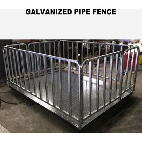 0-3T 1*1M Animal thickened weighing scale with fence electronic scale pig cattle livestock scale For factory farm