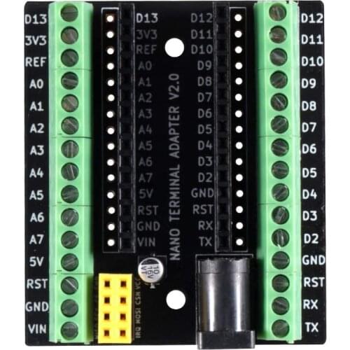 Nano V3.0 AVR ATMEGA328P Terminal Adapter Expansion Board with NRF2401+ Expansion Interface DC Power for Arduino