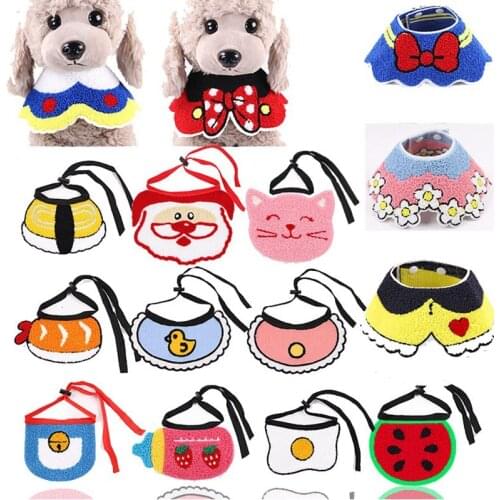 Us Suppliers Bandana Dog Bibs Scarf Dog Bandana Collar Dog Accessories For Small Dogs Bibs Cute Accessories Small Medium Dogs