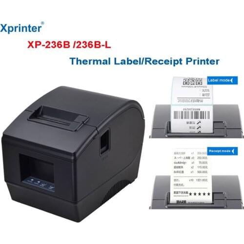 20-60mm barcode printer sticker printer 58mm receipt printer POS printer Qr code the non-drying label printer