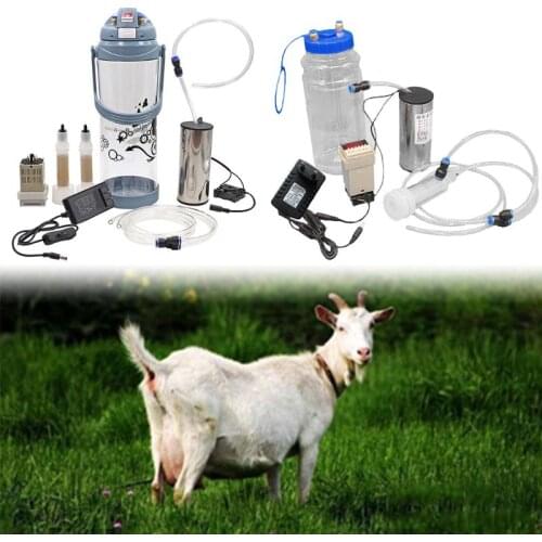 Durable 2L/3L Electric Pulse Milking Machine Tools with Adjustable Suction Goat 11UA