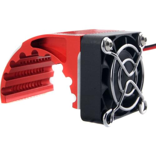 RC HSP 7020 Silver Alum Heat Sink 5V Fan 40*40*10mm Cooling For 540 550 Motor