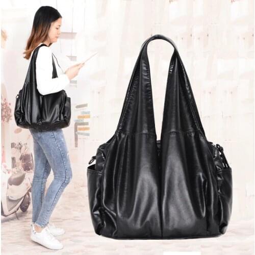 2020 PU hobo Luxury top-handle ladies Handbag Women Shoulder Bags soft messenger satchel Bag Pu-Leather female tote sac a main