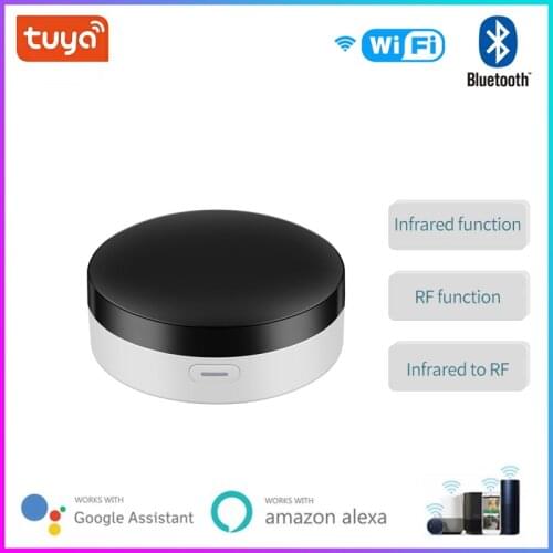 433RF+IR Bluetooth Tuya Smart Wifi Hub Wireless Gateway Bridge For App Voice IR Remote Control Works With Alexa Google Home