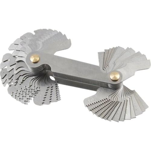 SODIAL(R) Metric Whitworth Screw Pitch Gauge Measuring Tool
