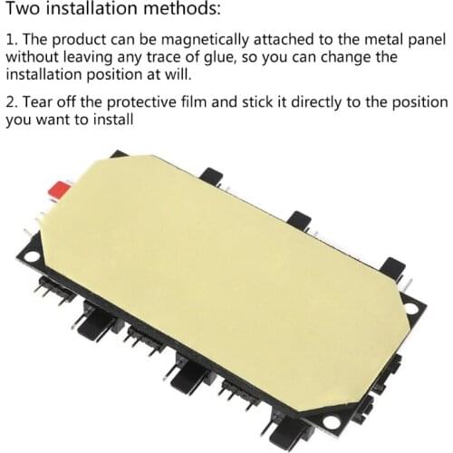 T3LB 2-in-1 PWM & ARGB Controller Hub 8 Ports 12V 4Pin Fan & 5V 3Pin Wireless IR 5V RGB Remote Adapter